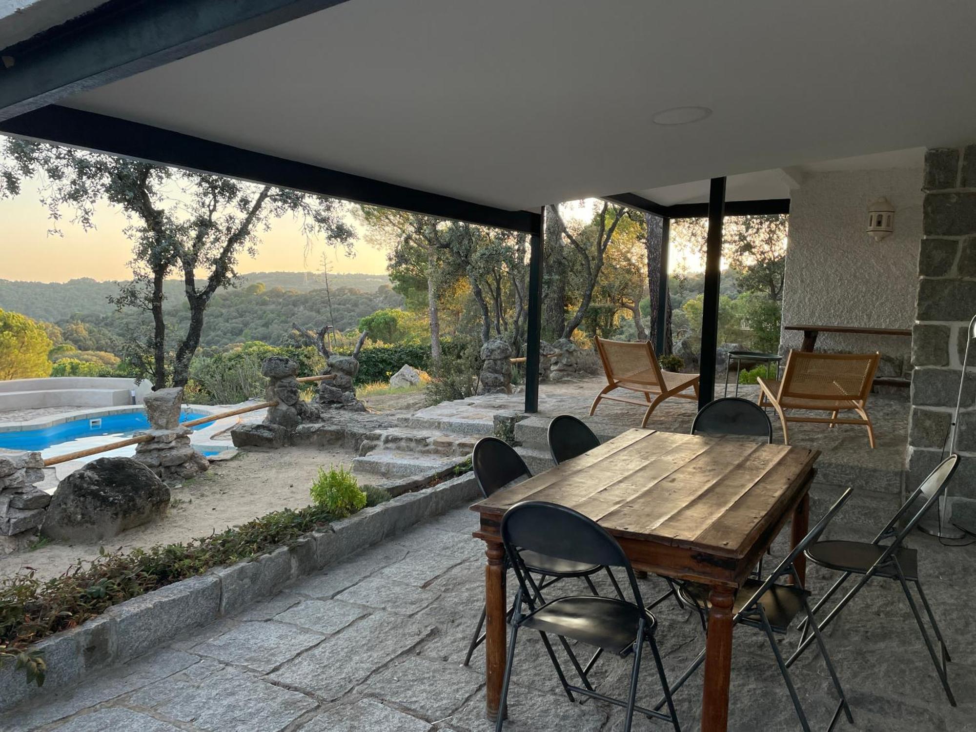 Chalet Con Piscina En Torrelodones Exterior foto